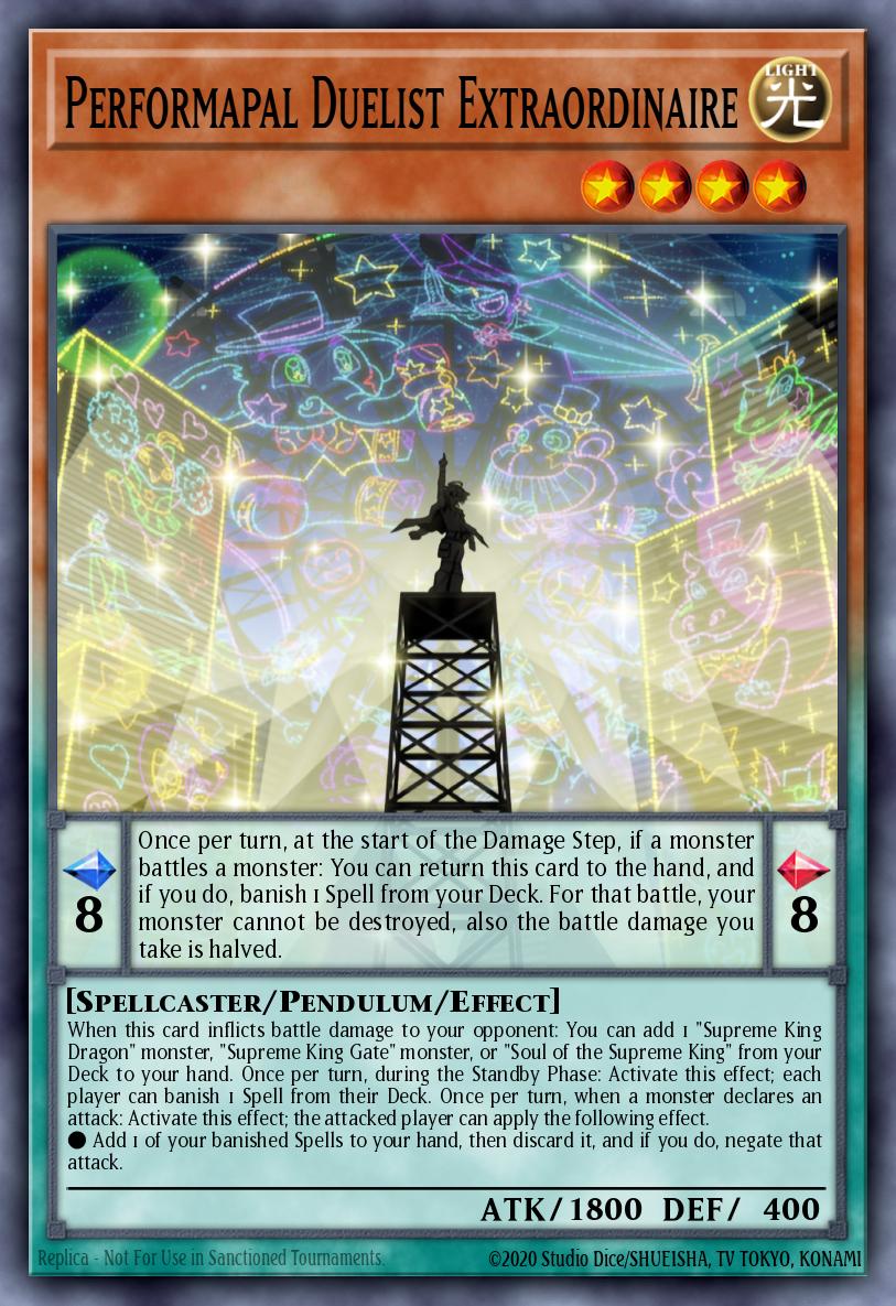 Performapal Duelist Extraordinaire Yu-Gi-Oh card