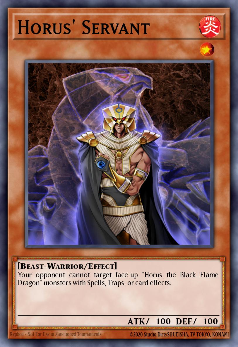 Horus' Servant Yu-Gi-Oh card