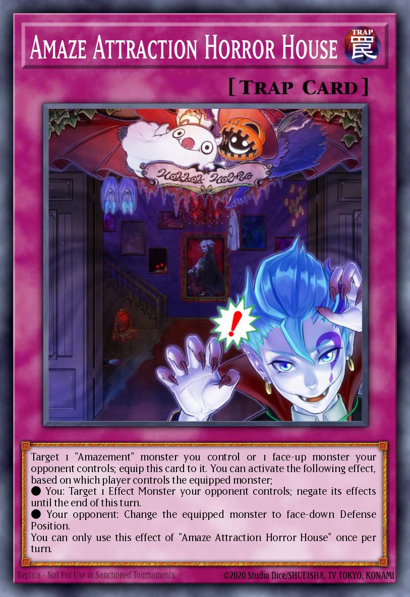 Amaze Attraction Horror House Yu-Gi-Oh card