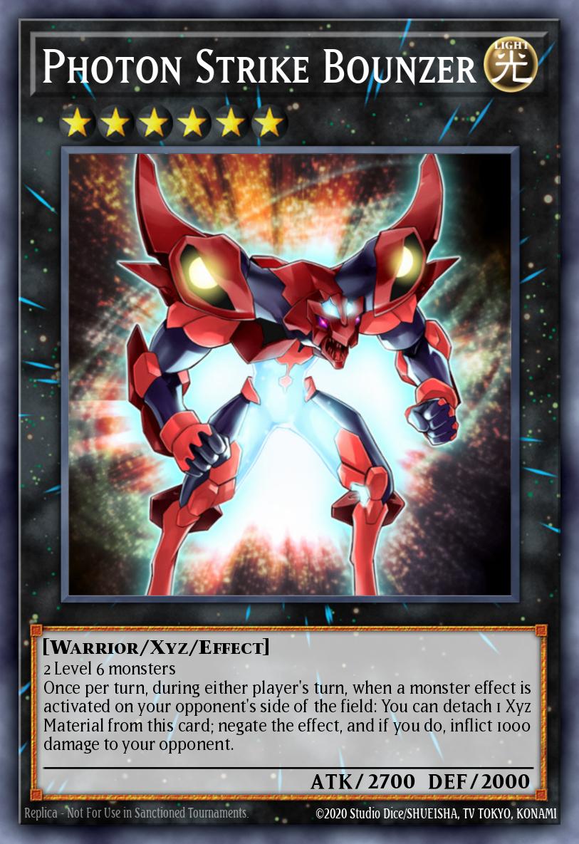 Photon Strike Bounzer Yu-Gi-Oh card