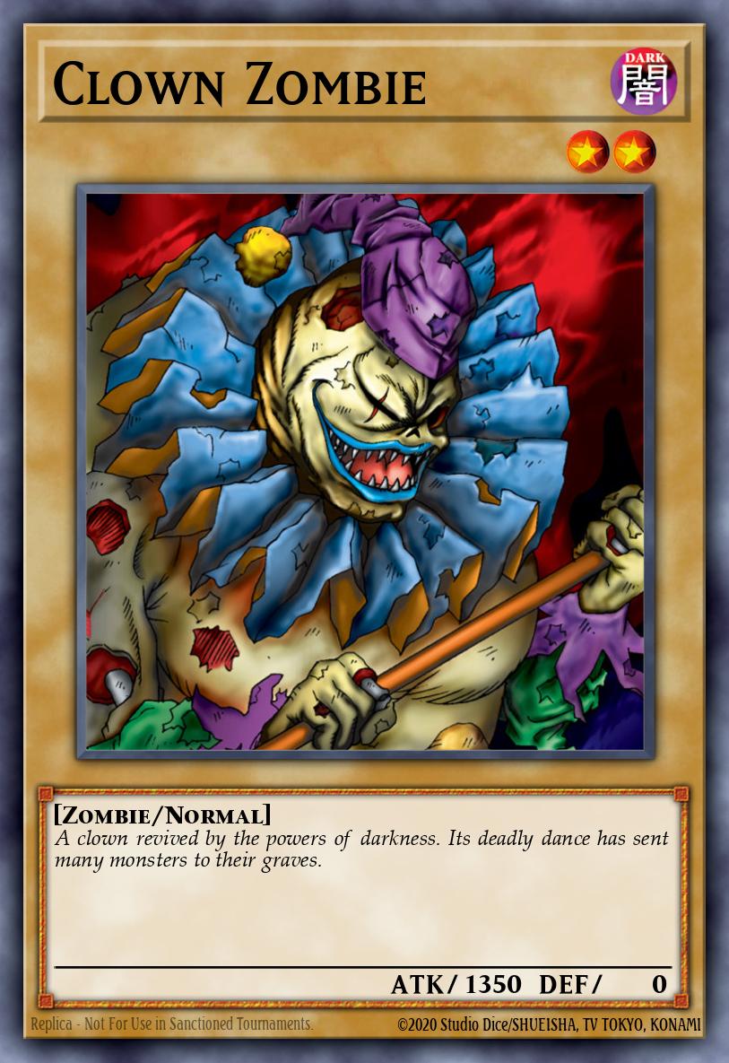 Clown Zombie Yu-Gi-Oh card