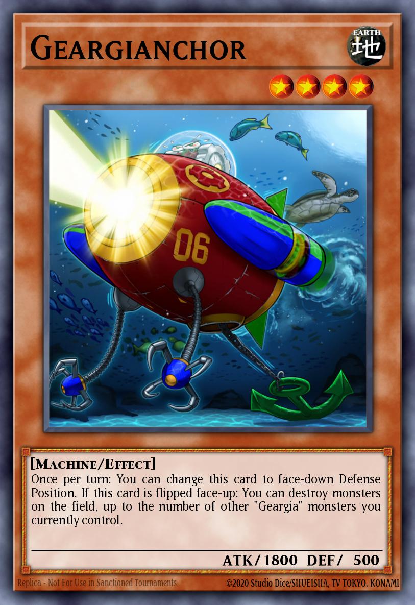 Geargianchor Yu-Gi-Oh card