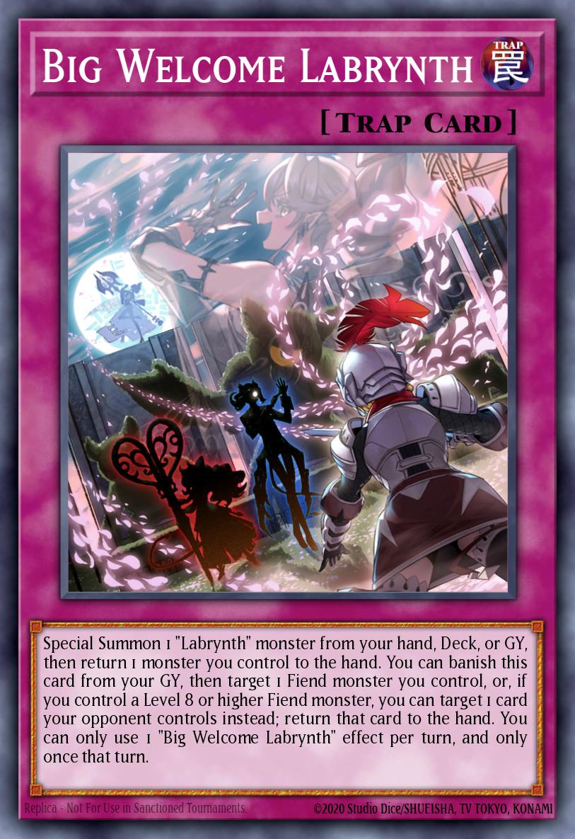 Big Welcome Labrynth Yu-Gi-Oh card