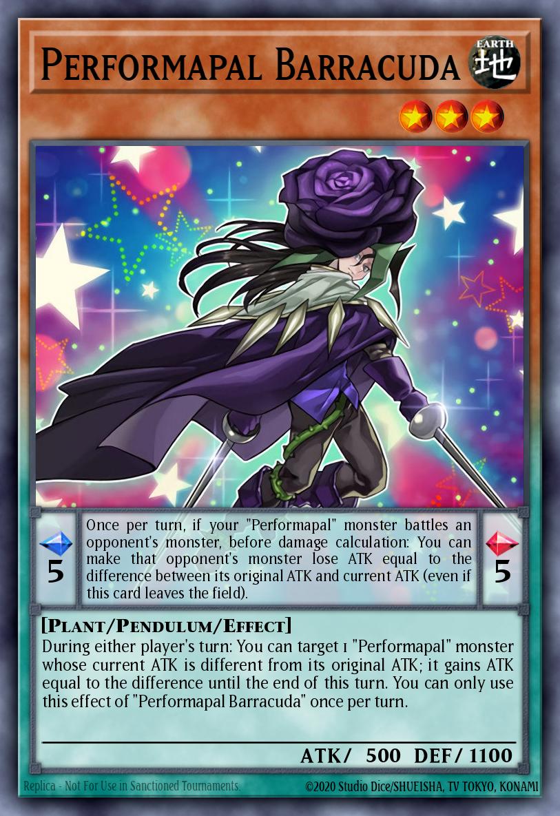 Performapal Barracuda Yu-Gi-Oh card