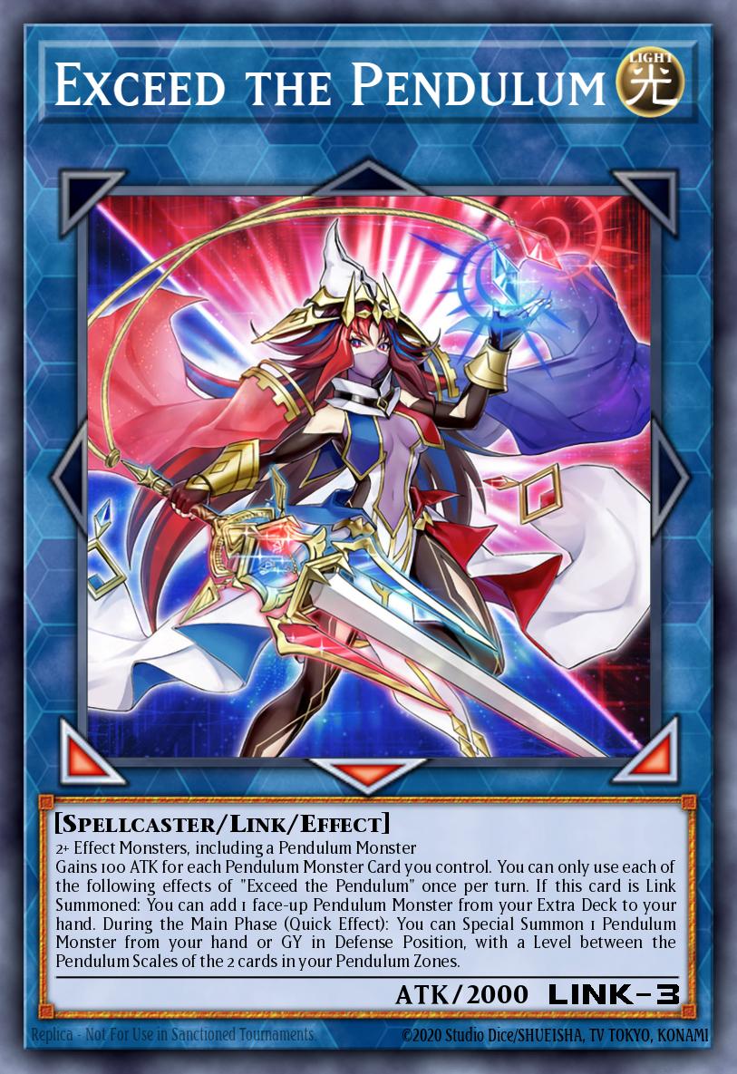 Exceed the Pendulum Yu-Gi-Oh card