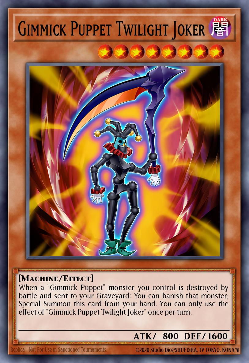 Gimmick Puppet Twilight Joker Yu-Gi-Oh card