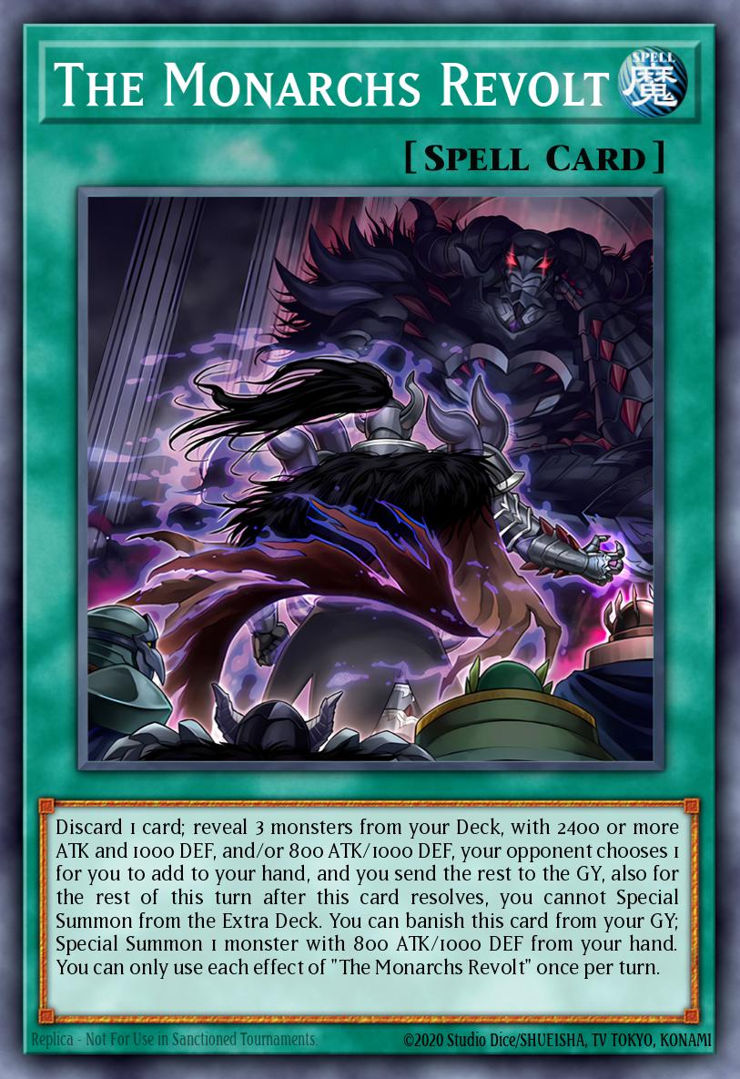 The Monarchs Revolt Yu-Gi-Oh card