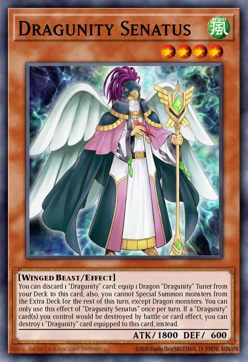 Dragunity Senatus Yu-Gi-Oh card