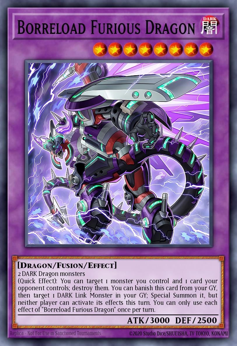 Borreload Furious Dragon Yu-Gi-Oh card