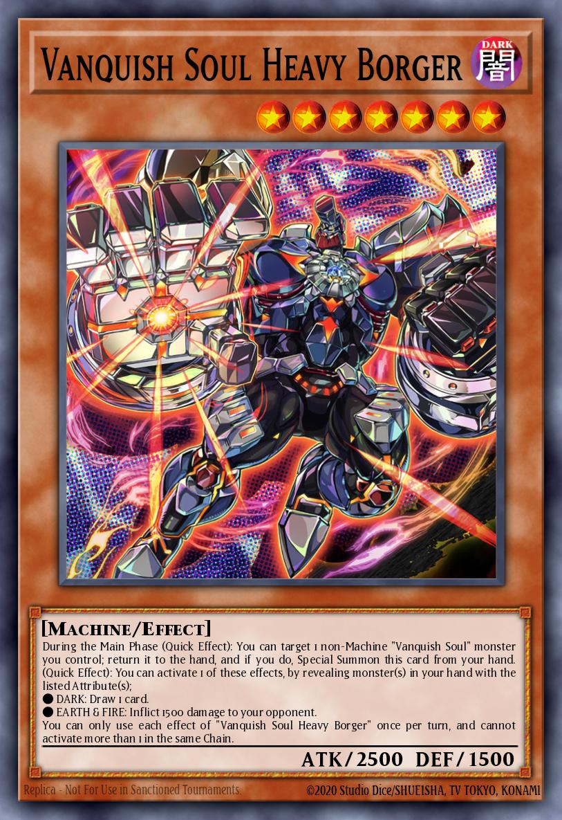 Vanquish Soul Heavy Borger Yu-Gi-Oh card