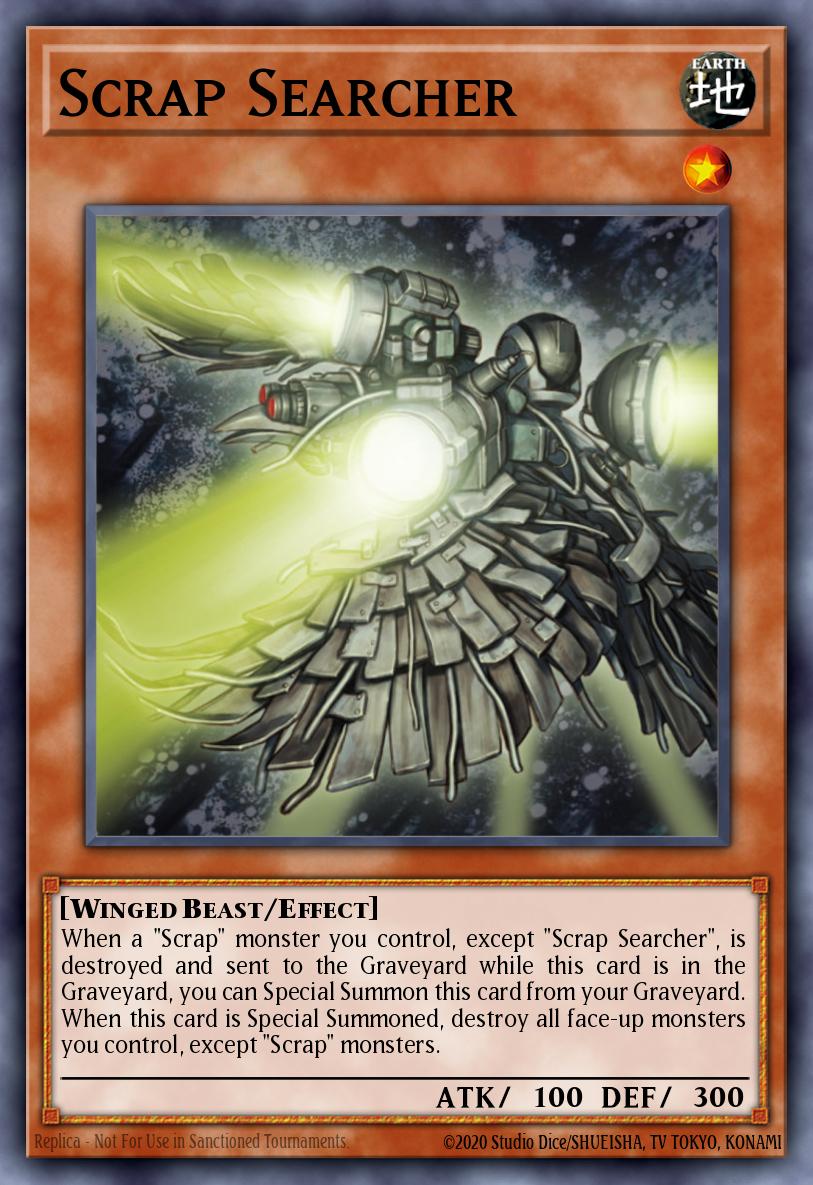 Scrap Searcher Yu-Gi-Oh card