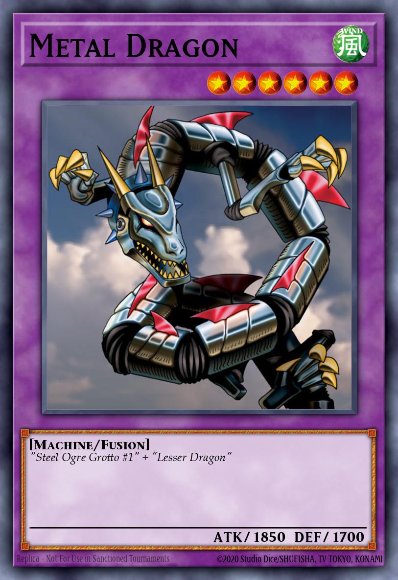Metal Dragon Yu-Gi-Oh card