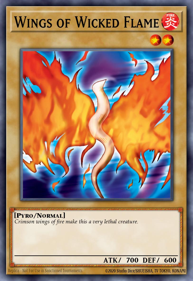 Wings of Wicked Flame Yu-Gi-Oh card