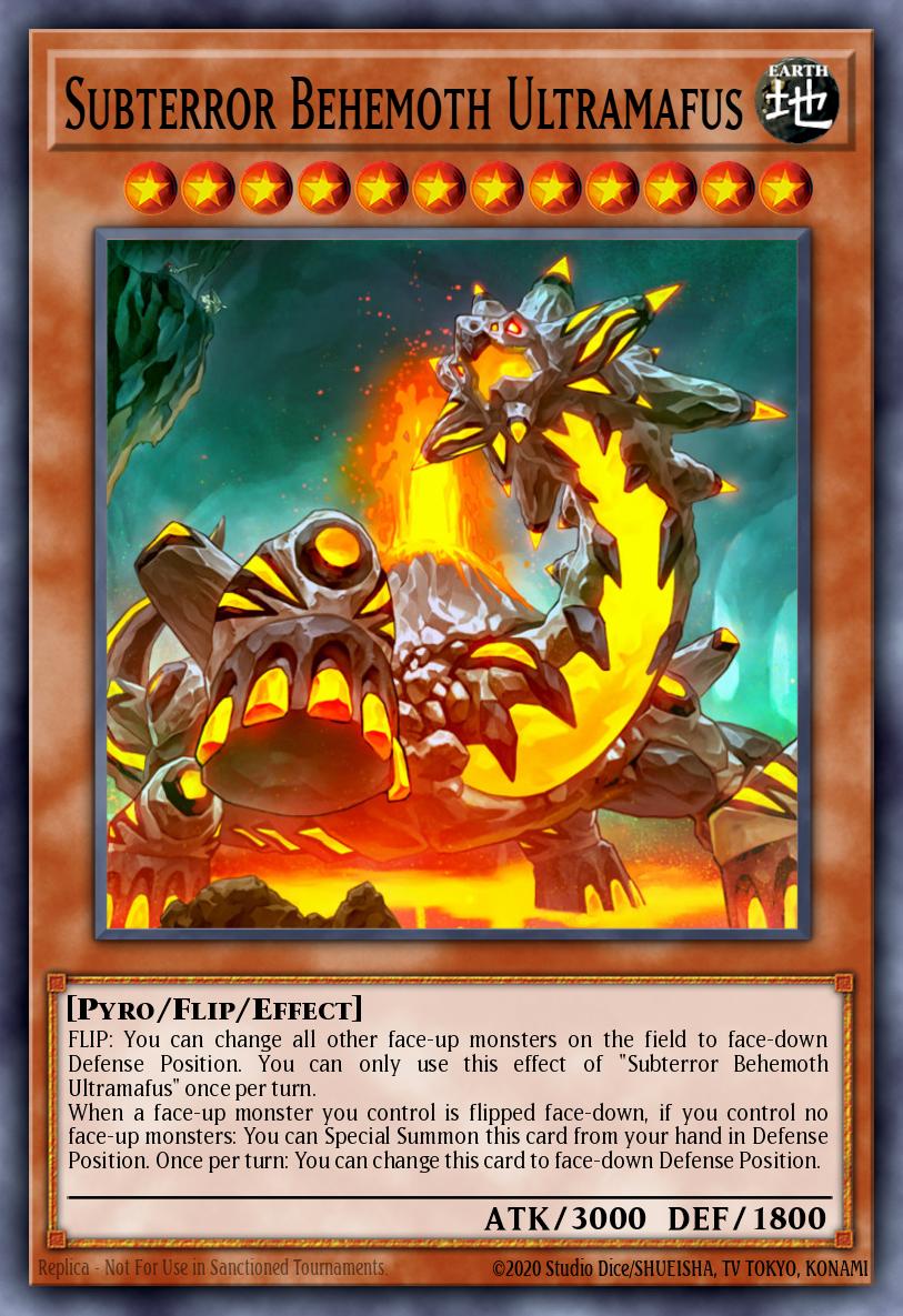 Subterror Behemoth Ultramafus Yu-Gi-Oh card