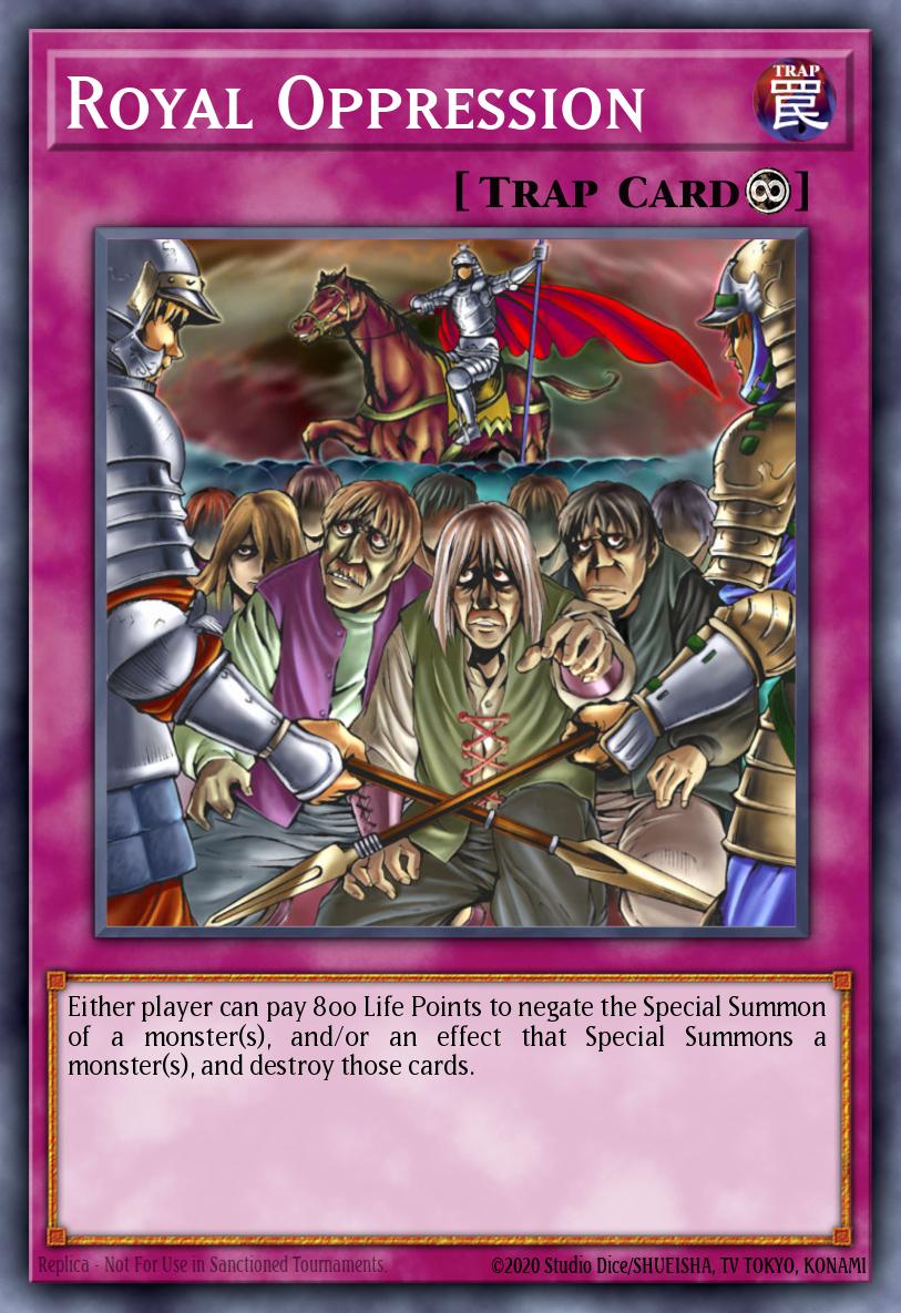 Royal Oppression Yu-Gi-Oh card