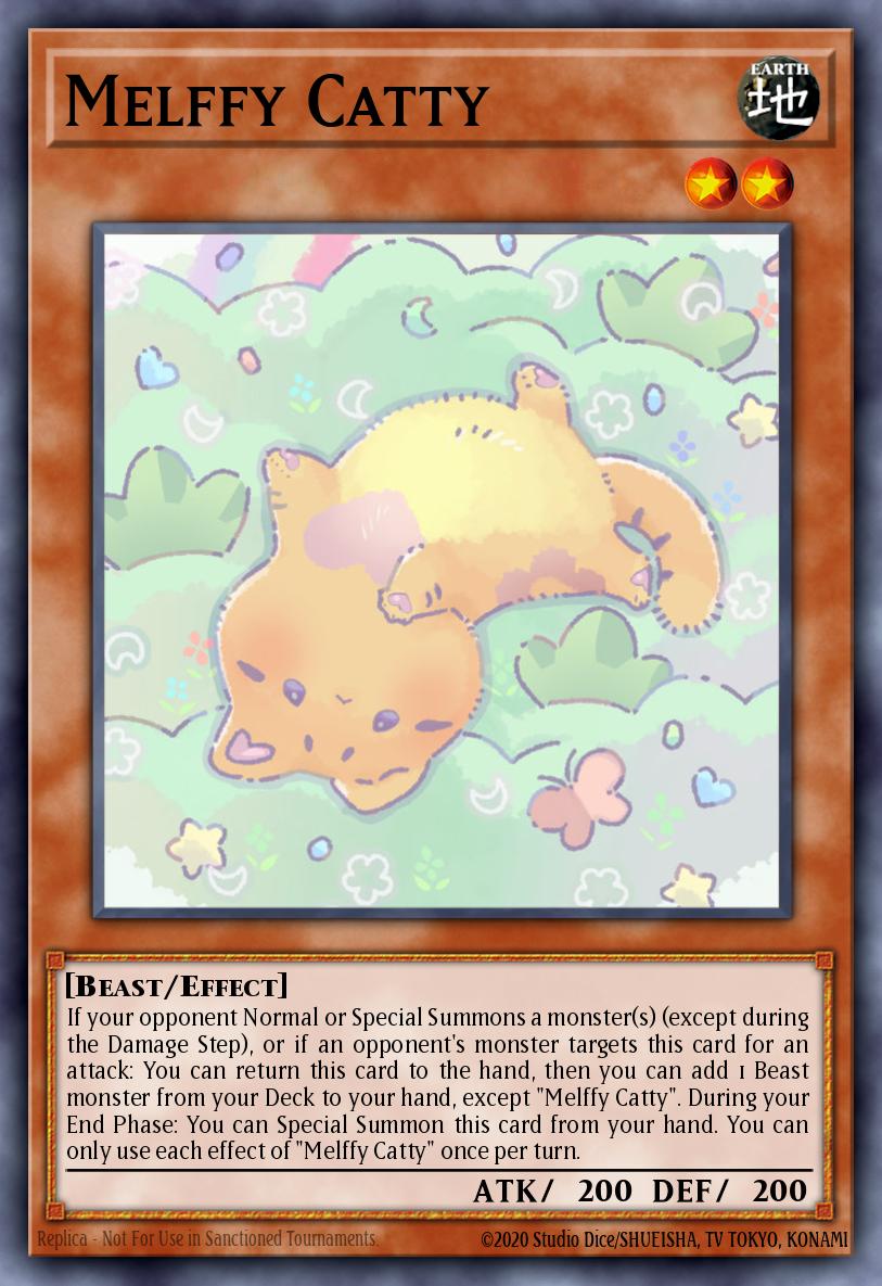 Melffy Catty Yu-Gi-Oh card