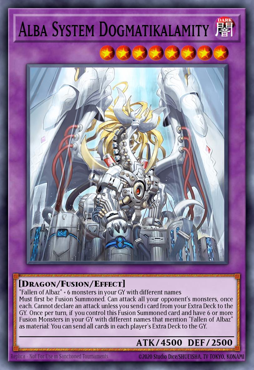Alba System Dogmatikalamity Yu-Gi-Oh card