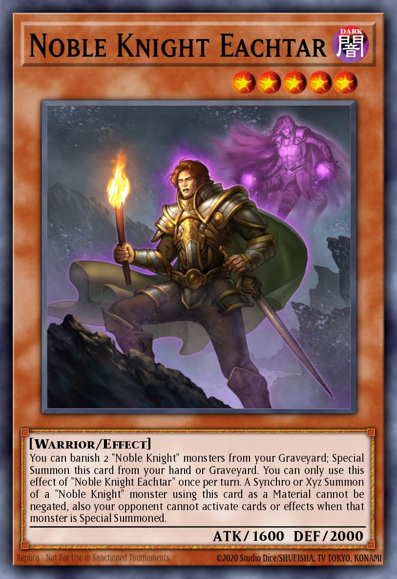 Noble Knight Eachtar Yu-Gi-Oh card