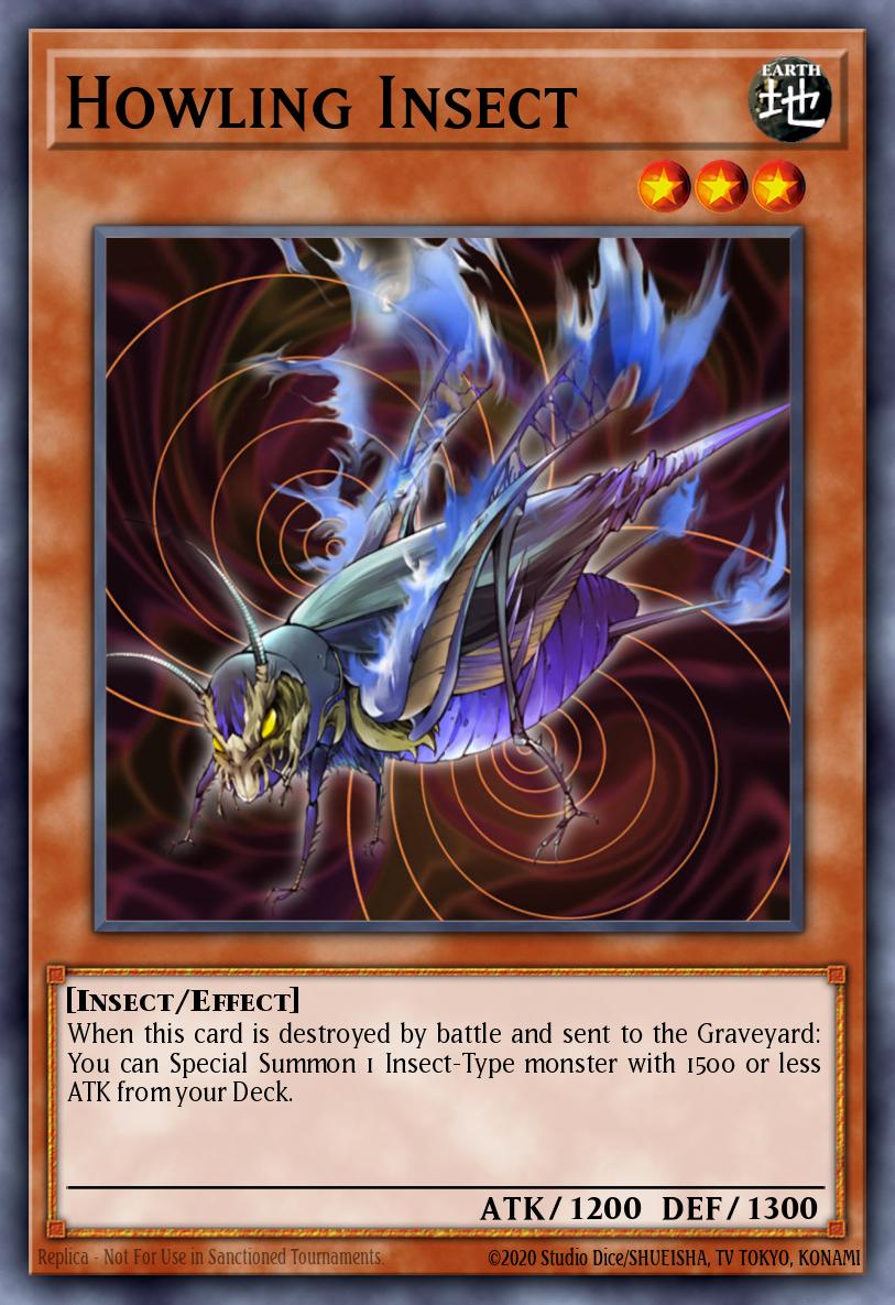Howling Insect Yu-Gi-Oh card