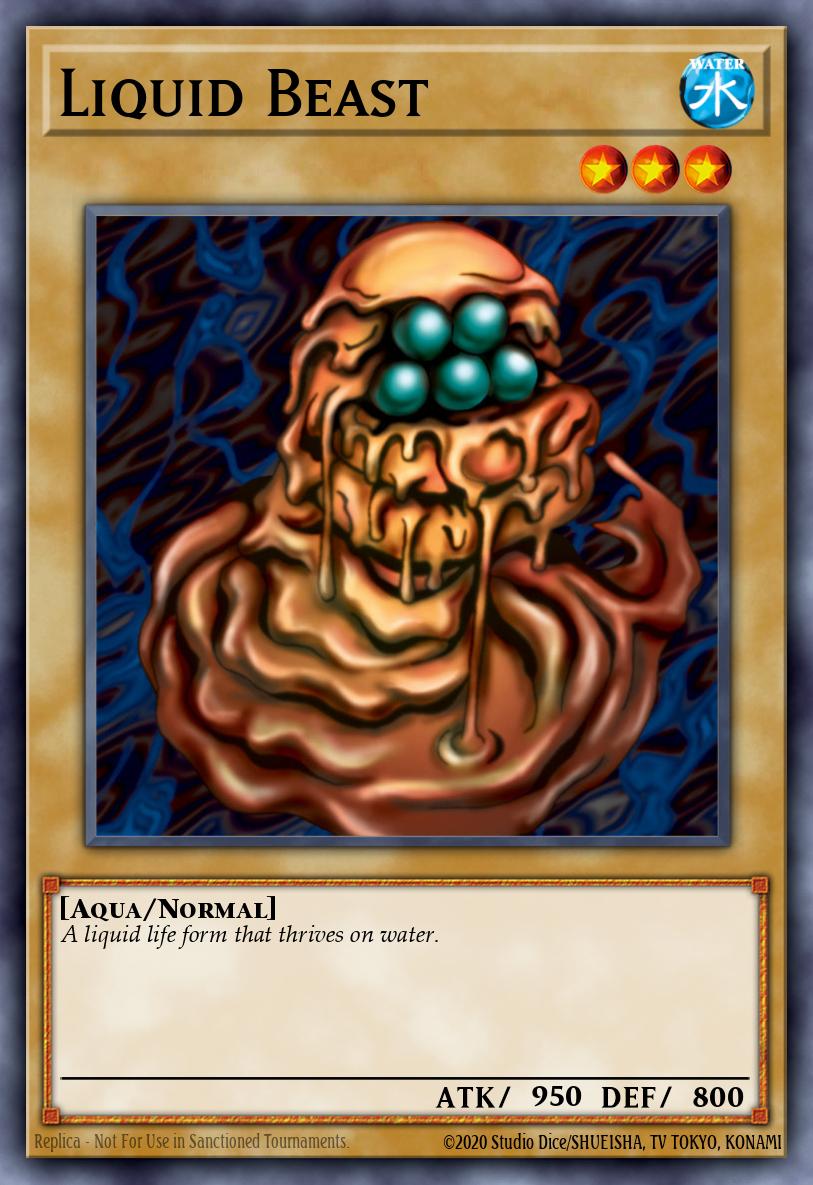 Liquid Beast Yu-Gi-Oh card