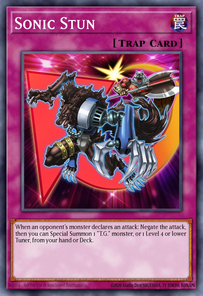 Sonic Stun Yu-Gi-Oh card