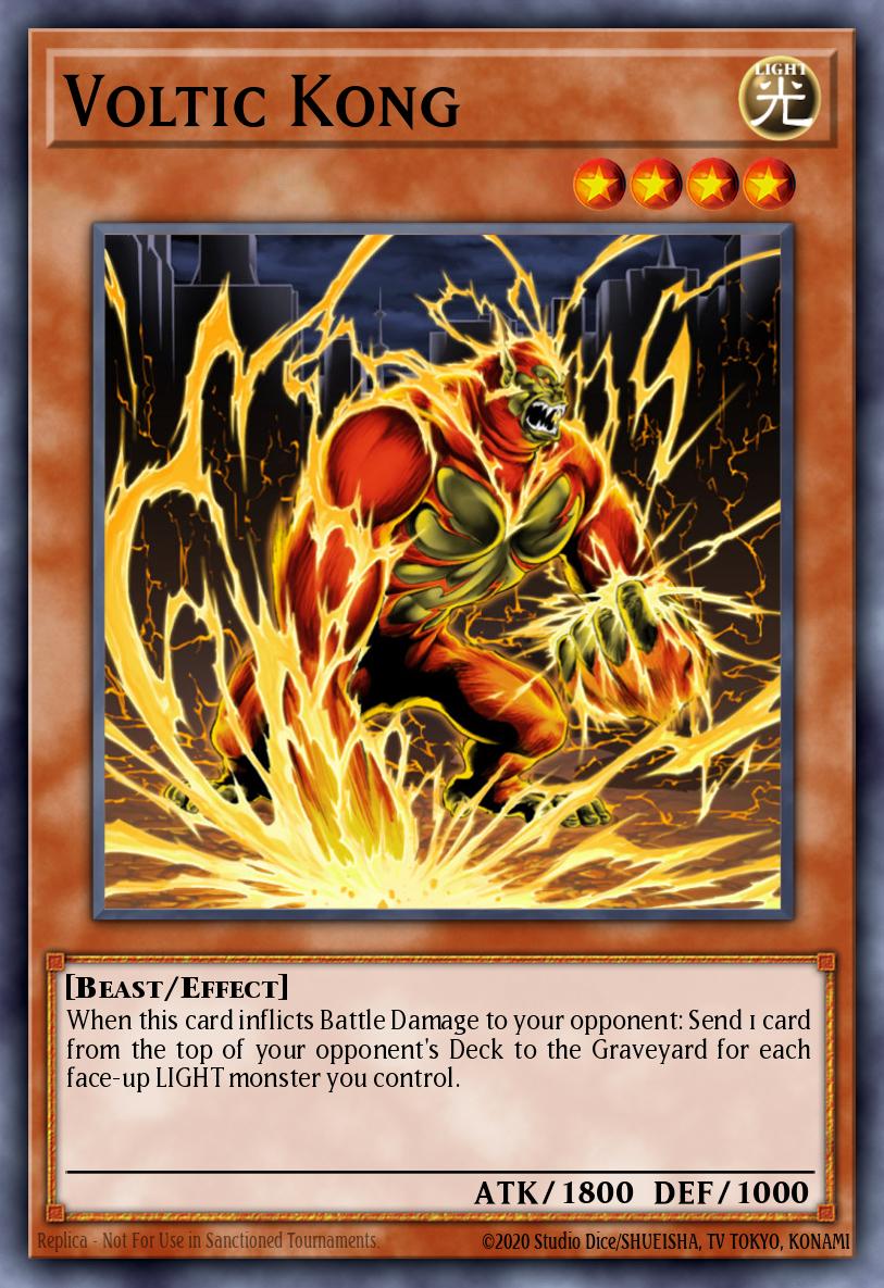 Voltic Kong Yu-Gi-Oh card
