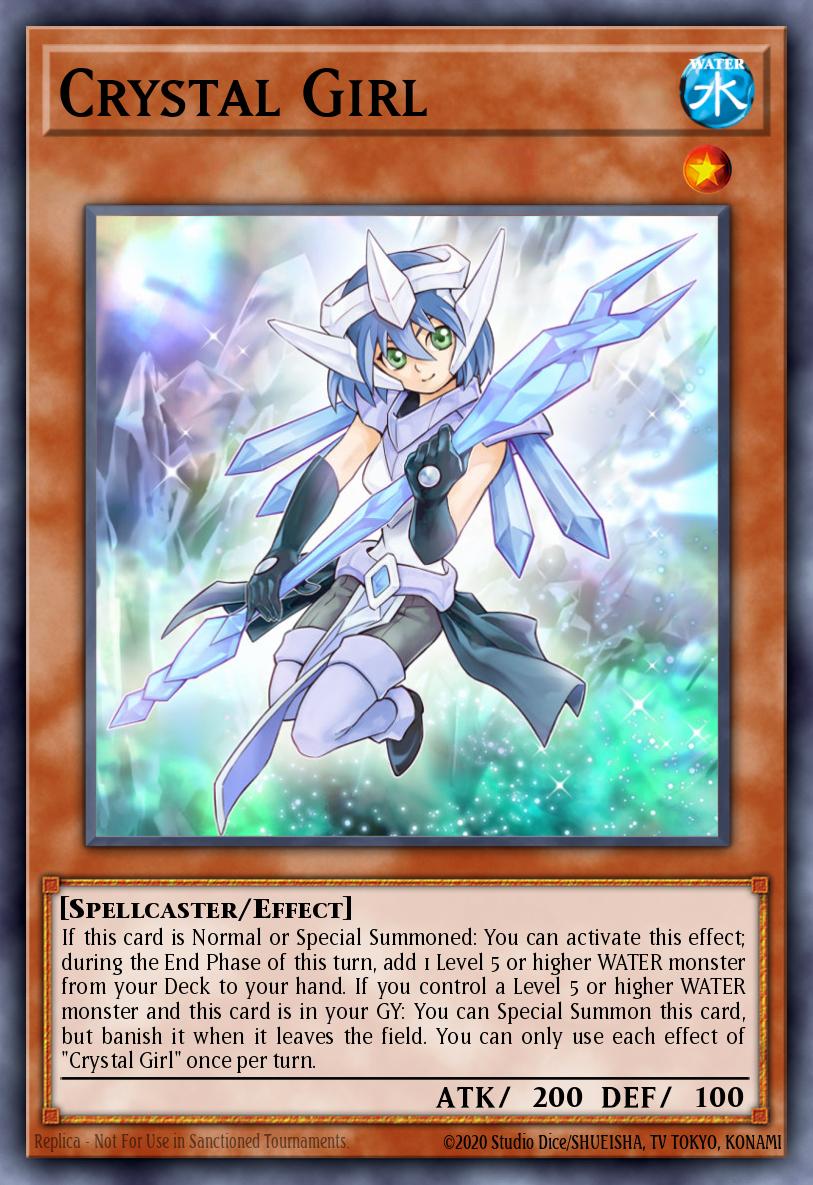 Crystal Girl Yu-Gi-Oh card