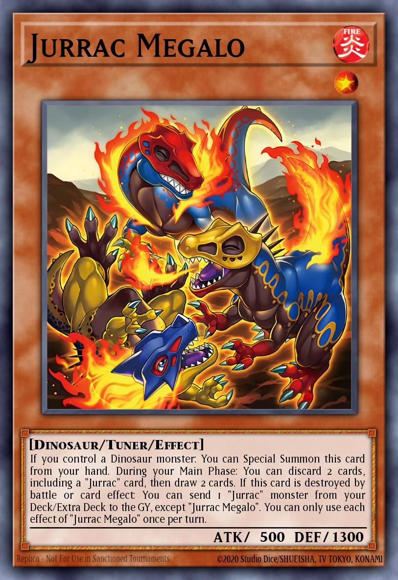 Jurrac Megalo Yu-Gi-Oh card