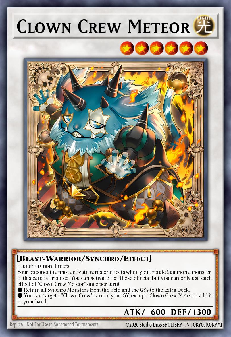 Clown Crew Meteor Yu-Gi-Oh card