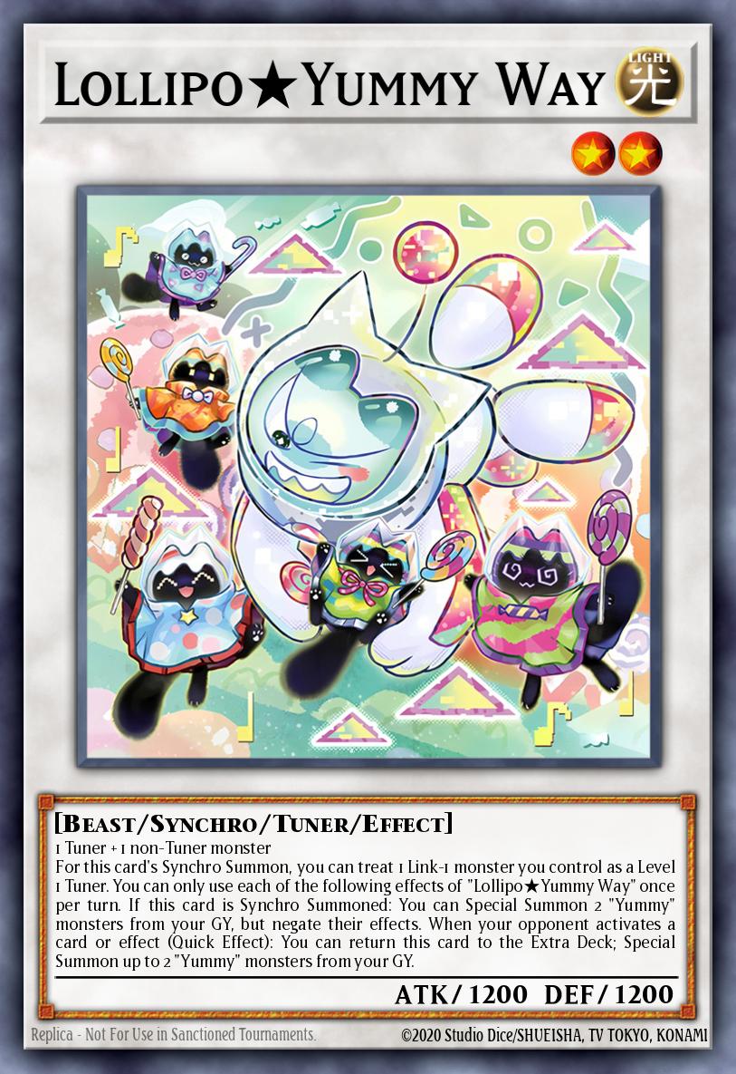 Lollipo★Yummy Way Yu-Gi-Oh card