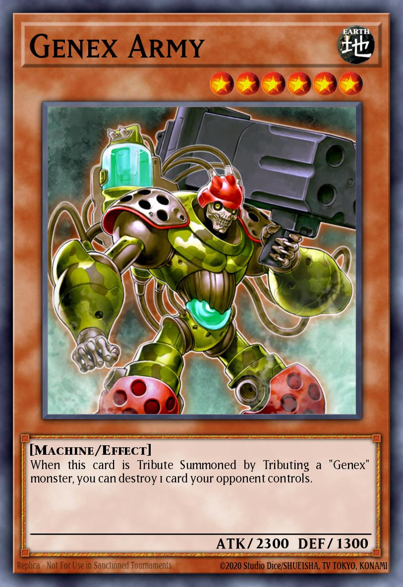 Genex Army Yu-Gi-Oh card