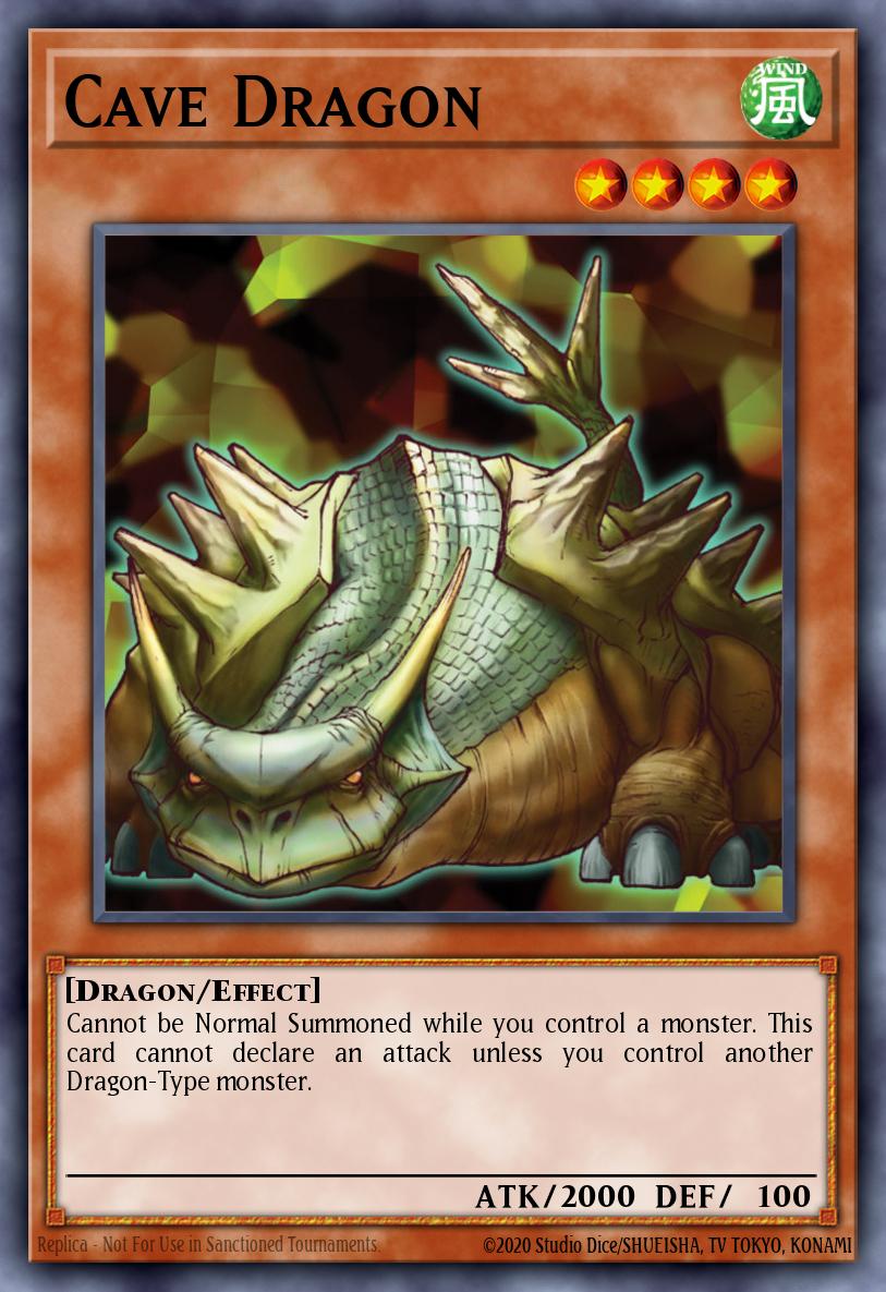 Cave Dragon Yu-Gi-Oh card