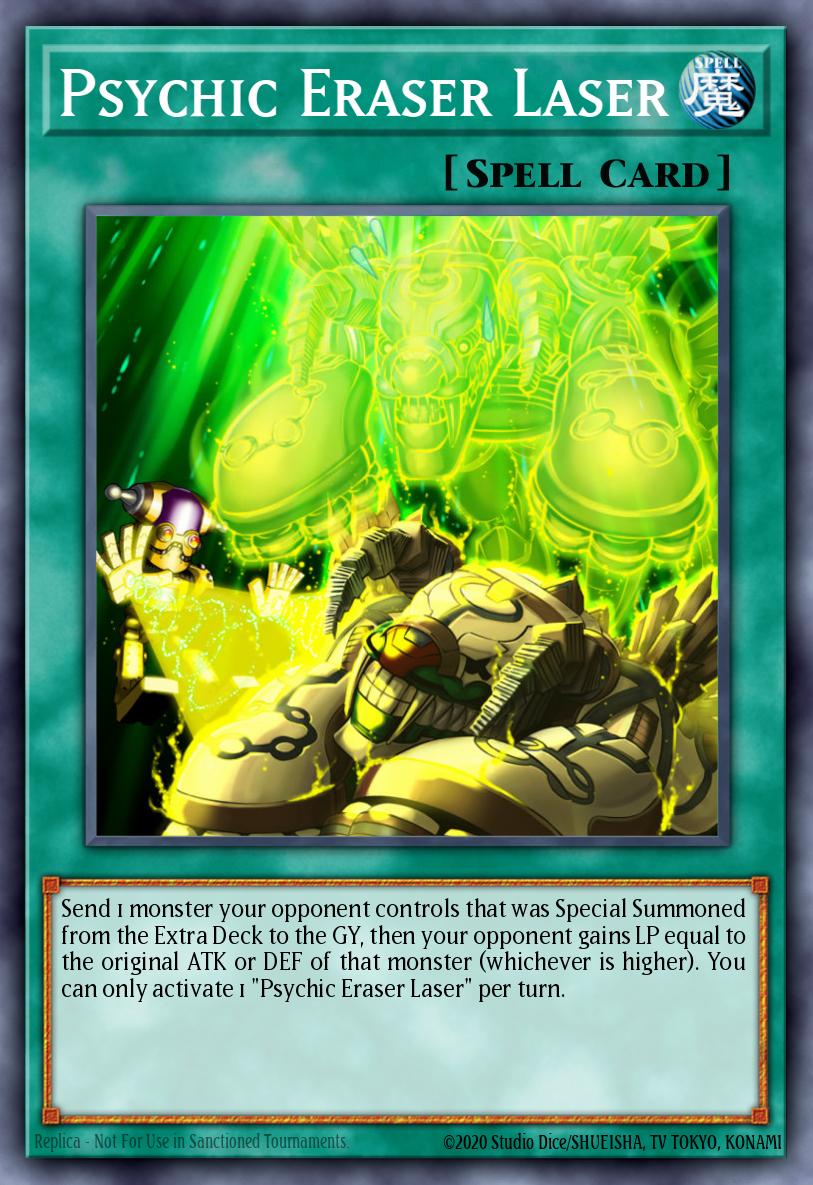 Psychic Eraser Laser Yu-Gi-Oh card