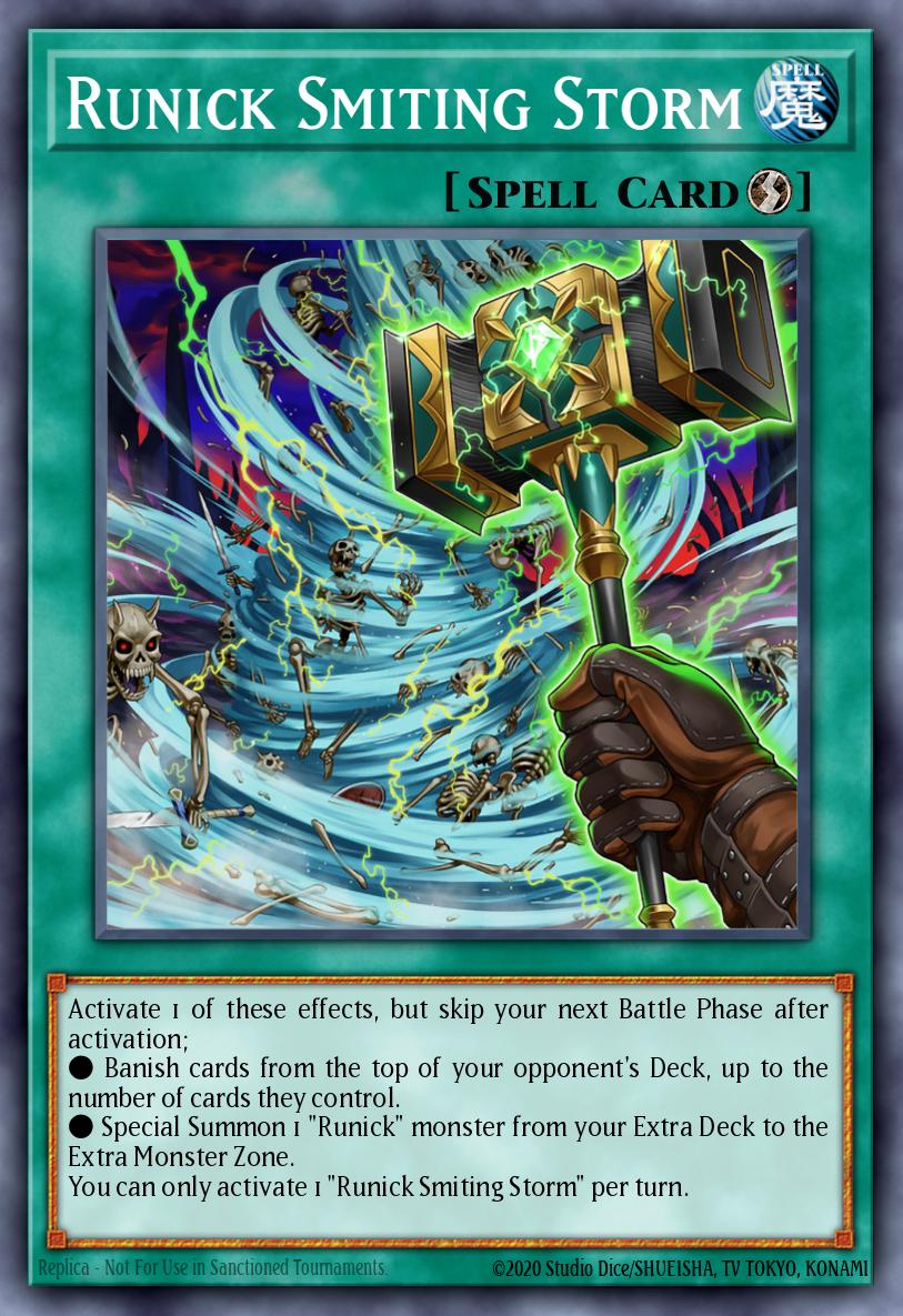Runick Smiting Storm Yu-Gi-Oh card