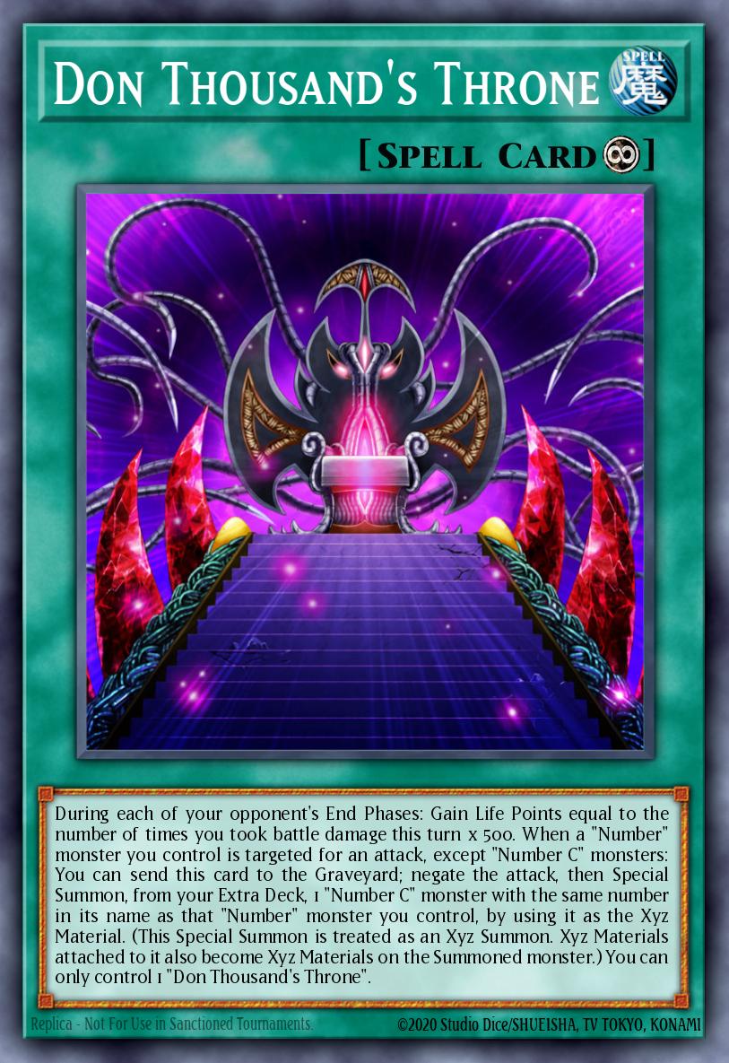 Don Thousand's Throne Yu-Gi-Oh card