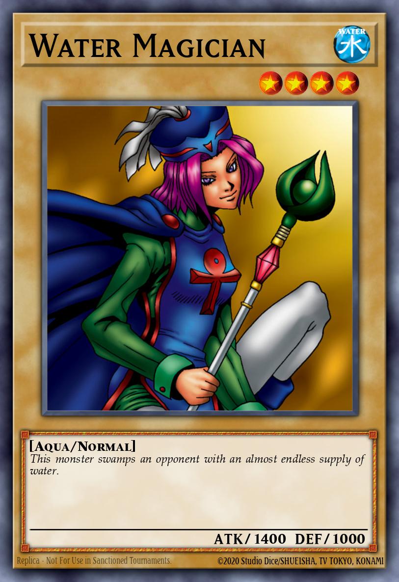 Water Magician Yu-Gi-Oh card