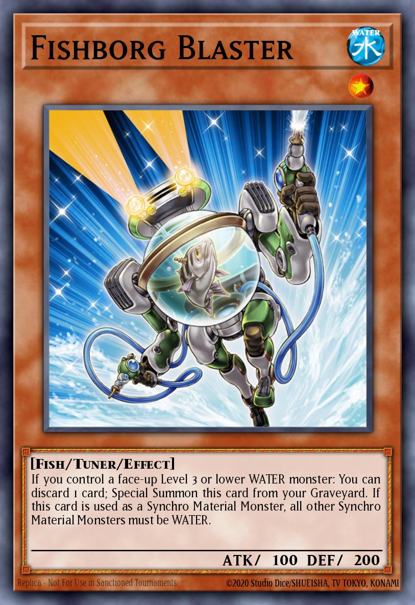 Fishborg Blaster Yu-Gi-Oh card