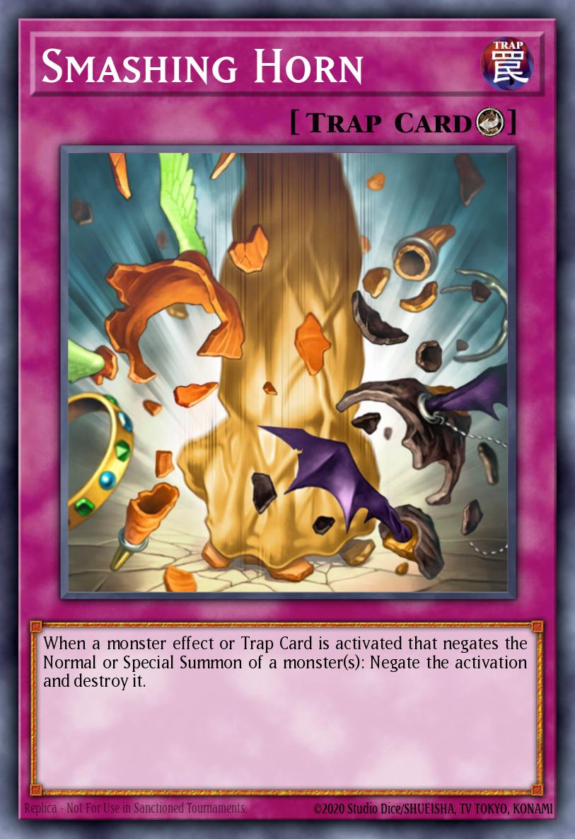 Smashing Horn Yu-Gi-Oh card