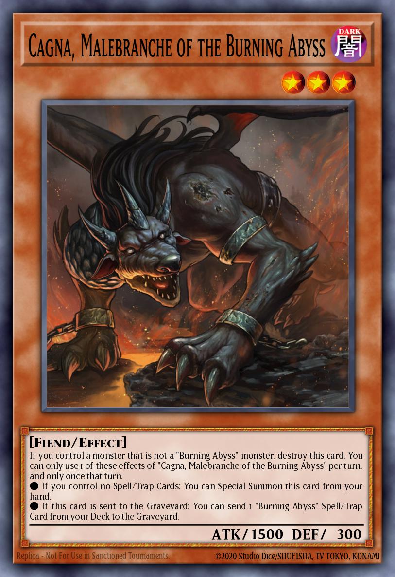 Cagna, Malebranche of the Burning Abyss Yu-Gi-Oh card
