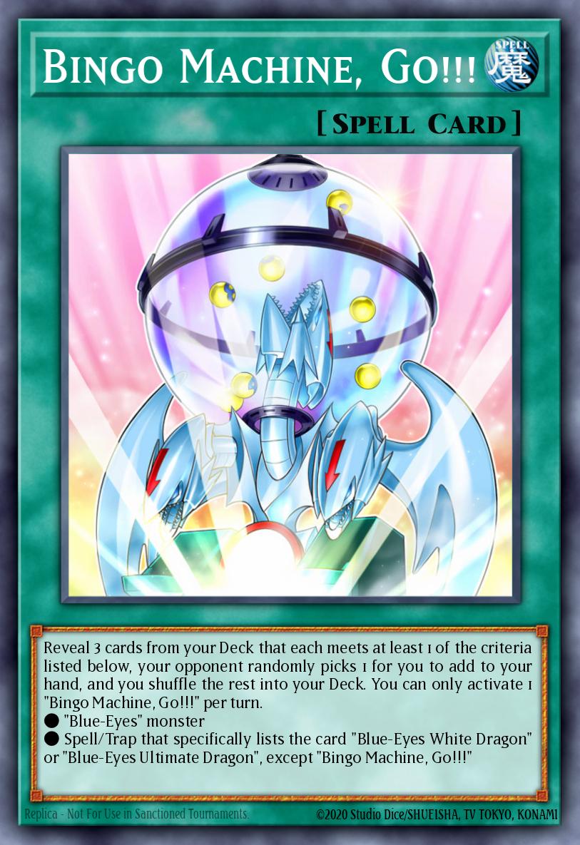 Bingo Machine, Go!!! Yu-Gi-Oh card