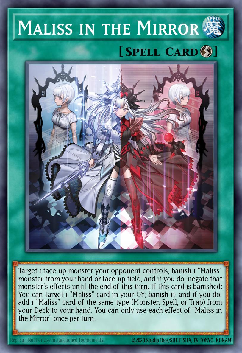 Maliss in the Mirror Yu-Gi-Oh card