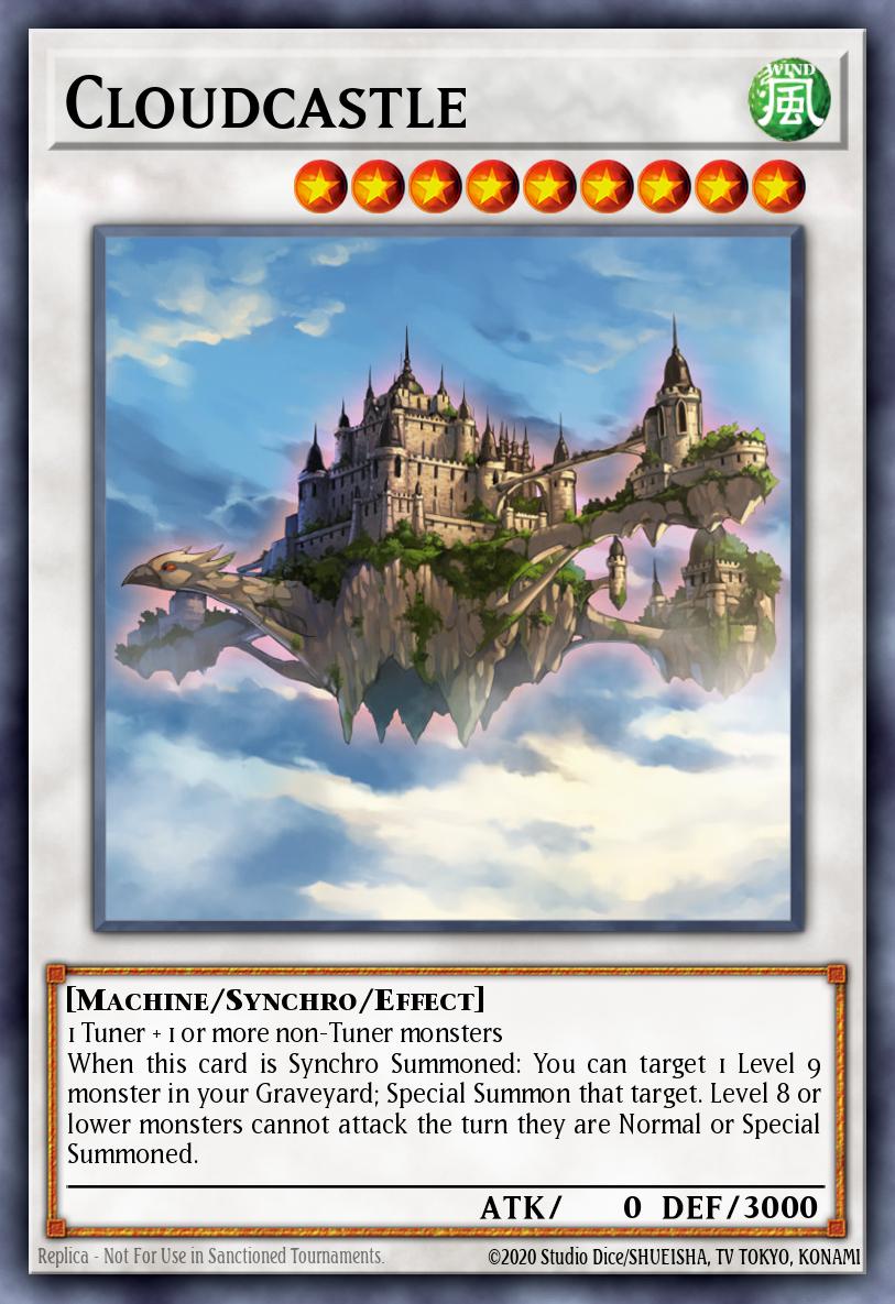Cloudcastle Yu-Gi-Oh card
