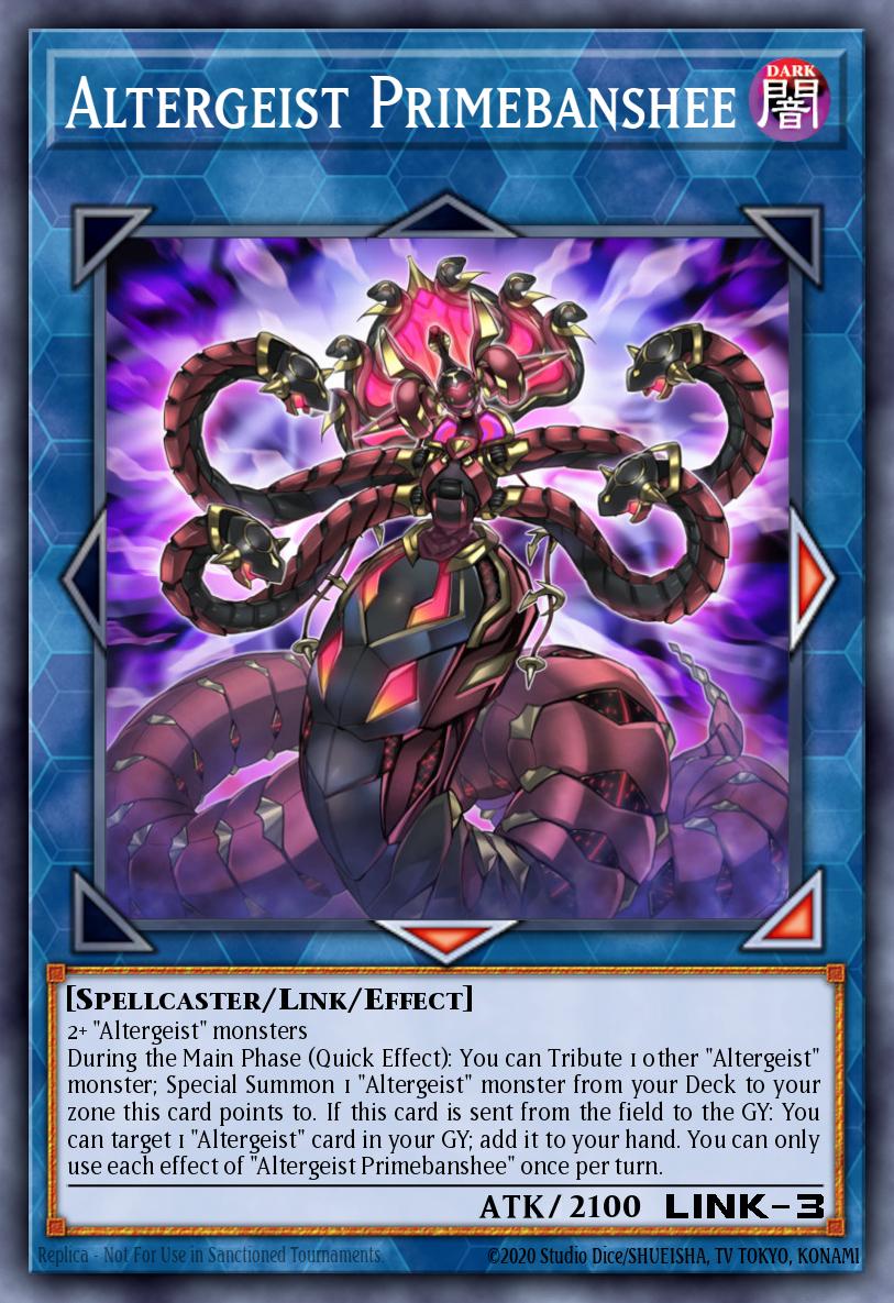 Altergeist Primebanshee Yu-Gi-Oh card