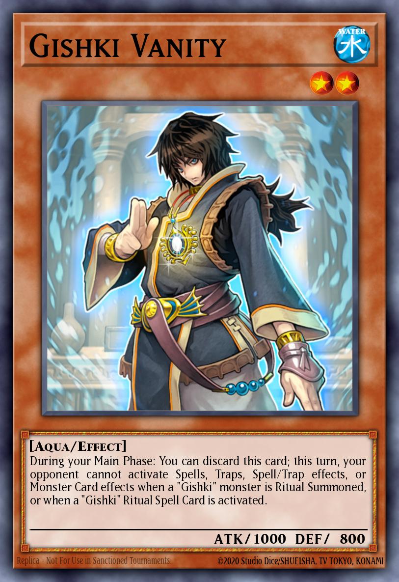 Gishki Vanity Yu-Gi-Oh card