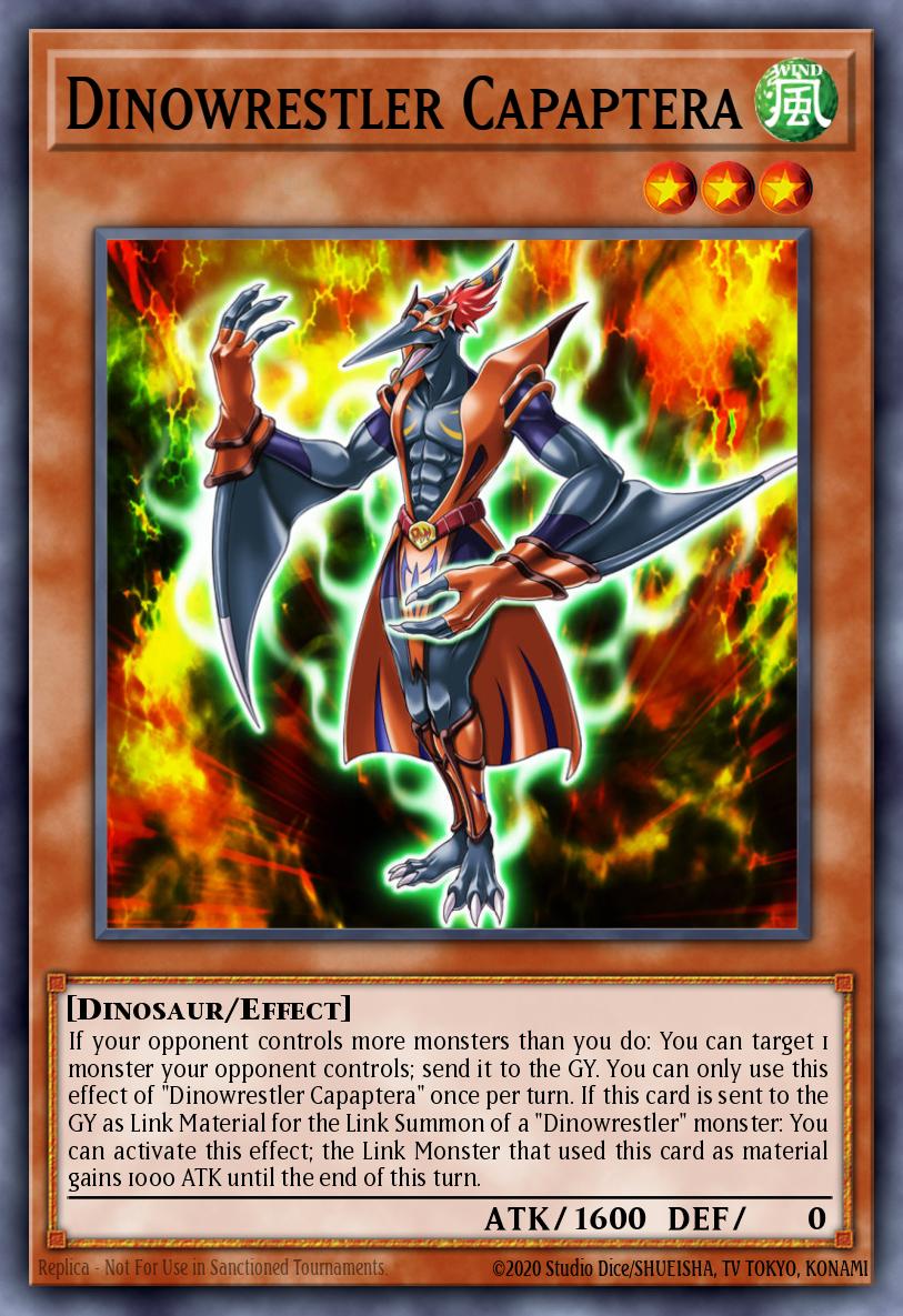 Dinowrestler Capaptera Yu-Gi-Oh card