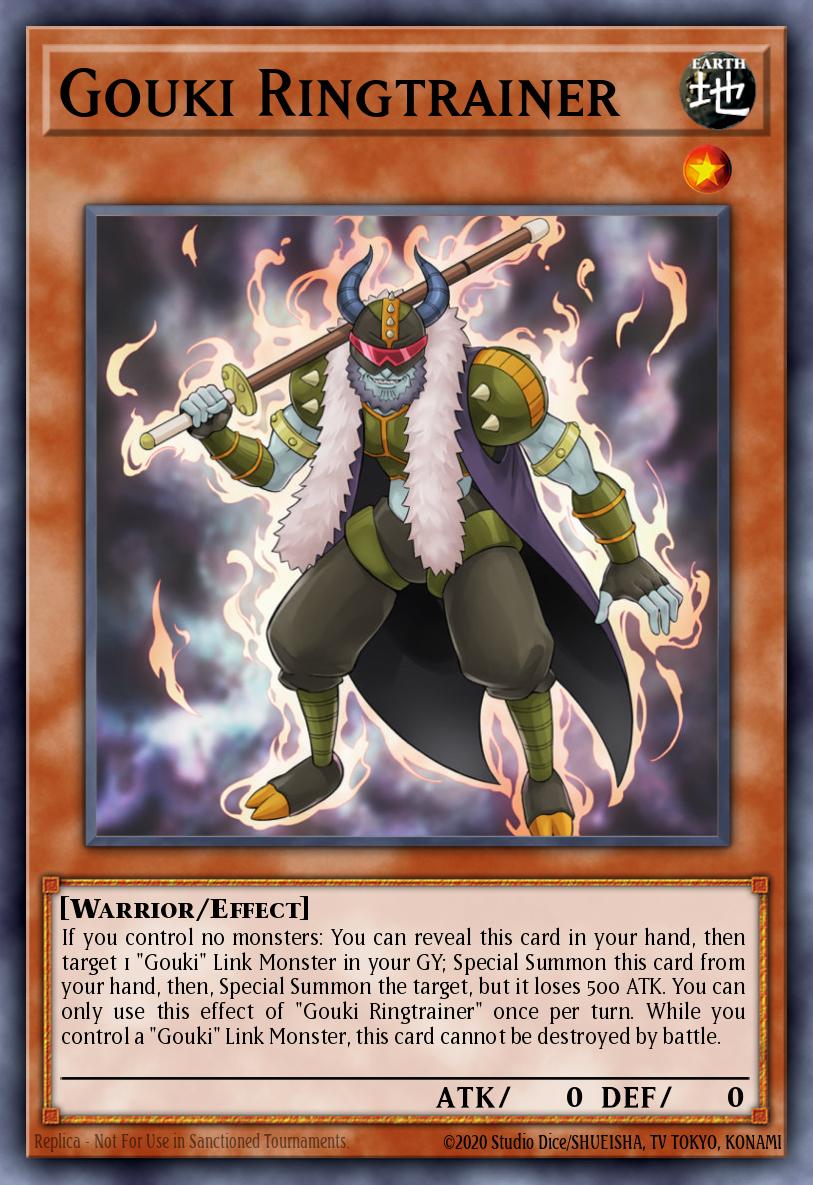 Gouki Ringtrainer Yu-Gi-Oh card
