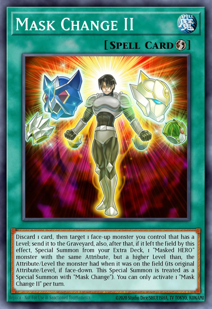Mask Change II Yu-Gi-Oh card