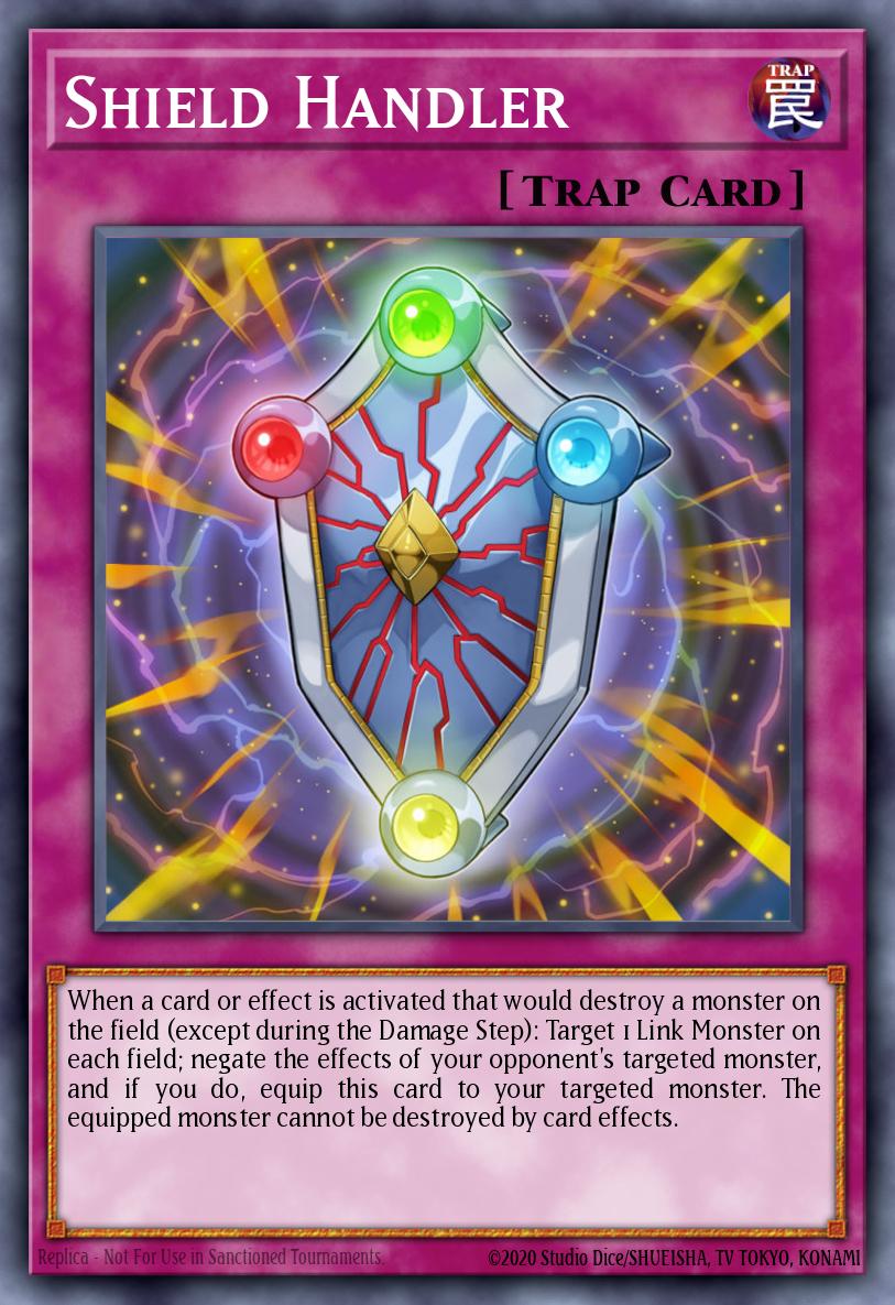 Shield Handler Yu-Gi-Oh card