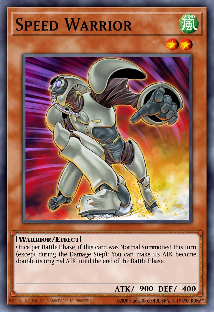 Speed Warrior Yu-Gi-Oh card