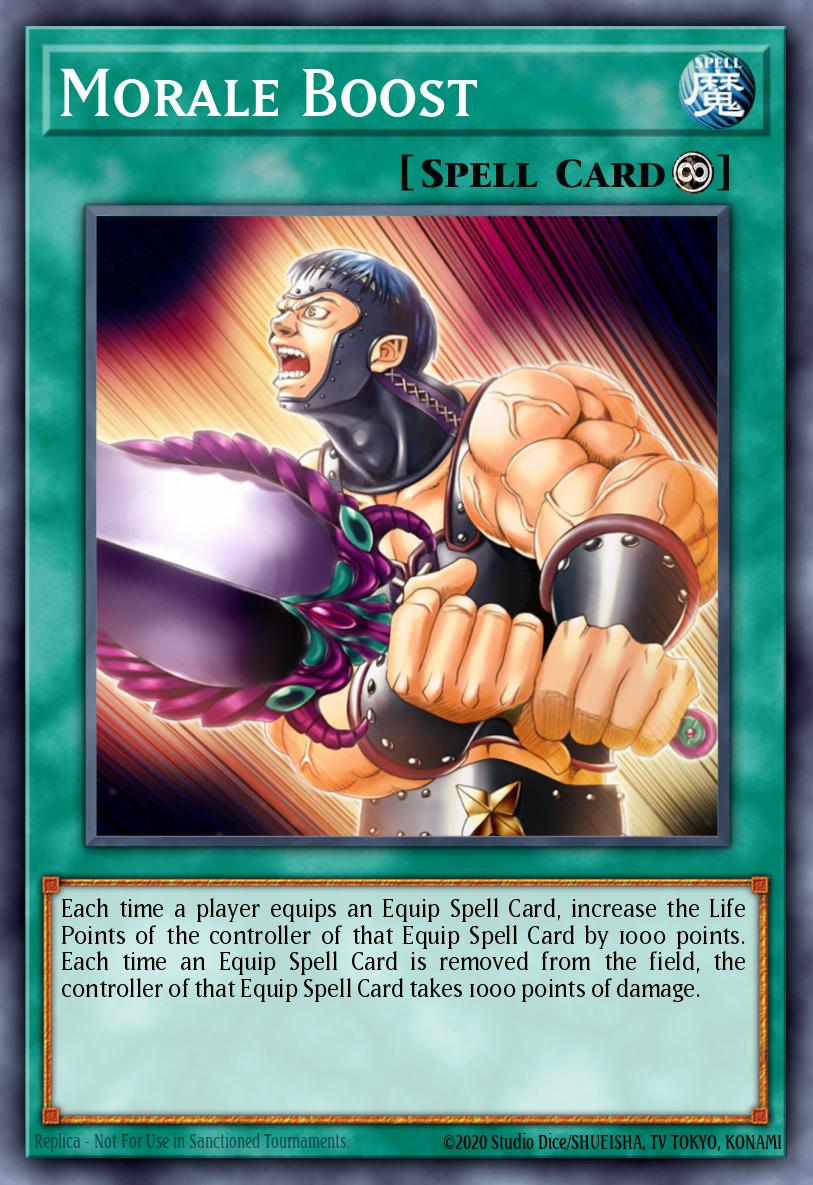 Morale Boost Yu-Gi-Oh card